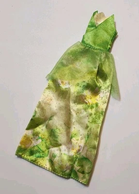 VESTIDO DISNEY PRINCESA Y LA RANA TIANA VERDE FLORES FLORES HASBRO MUÑECA ROPA Foto 1 de 4