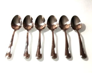 Set aus sechs Reed und Barton Woodbury Teelöffeln - Bild 1 von 1