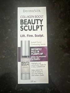 DermaSilk Collagen Boost Beauty Sculpt .5 Firm Fills Plumps Contouring Serum - Picture 1 of 7