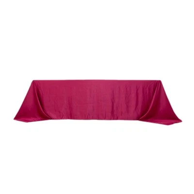 90x156" Lamour Satin Rectangular Tablecloth - Wedding PARTY Catering Event - Image 1 of 2