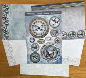 Hunkydory Volo delle Farfalle-Butterfly Blues Kit per Creazione Carte Inserti inc - Foto 1 di 4