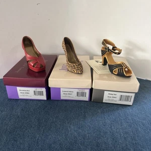 Lote de 3 zapatos Just the Right de Raine caja original y certificado de autenticidad - Imagen 1 de 10