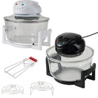 12L 4-in-1 Halogen Air Fryer Oven 1300W Rotary Convection Cooker Low Fat Healthy