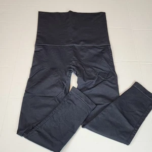 Belly Bandit Mother Tucker maternity leggings sz L Large black cropped - Picture 1 of 7