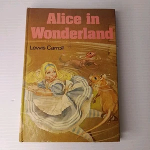 Vintage Classic Alice in Wonderland Book by Lewis Carroll 1977 Hardcover Edition - Picture 1 of 16