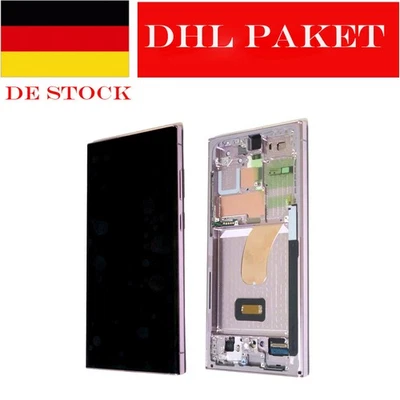 LCD Display Touchscreen Für Samsung Galaxy S23 Ultra S918B mit Rahmen DE STOCK - Bild 1 von 4