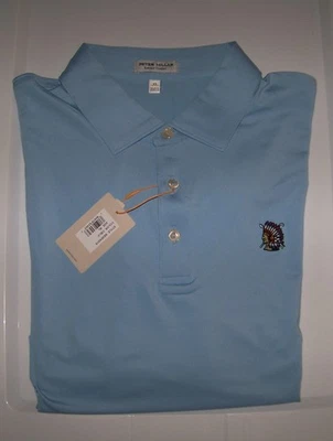 NOVA CAMISA POLO PETER MILLAR SUMMER COMFORT Shinnecock Hills taco de golfe tamanho XL azul - Imagem 1 de 4
