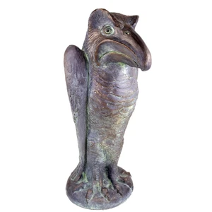 Grotesque Wally Bird Martin Ware Bronze Patina Finish Brighthelm Stone h48cm - Picture 1 of 13