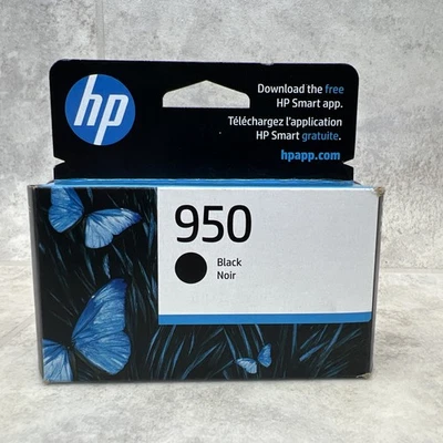 Genuine HP 950 Black Ink Cartridge CN049AN OEM- 12/2024 - Image 1 of 3