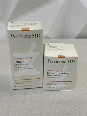 Perricone MD Vitamina C Éster Foto Iluminador Hidratante/Iluminador Ojos Seri Foto 1 de 3