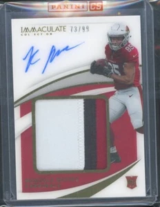 2021 Panini Immaculate Rookie Premium Patch Auto #PPA-RM Rondale Moore #73/99 - Picture 1 of 2