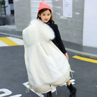 Veste d'hiver filles combinaisons de neige plus velours à capuche chaude manteau parkas