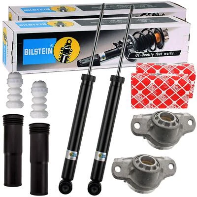 2x BILSTEIN B4 GAS STOSSDÄMPFER + FEBI DOMLAGER HINTEN passend für AUDI Q5 8R - Bild 1 von 4