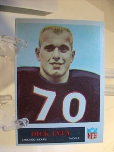 1965 Philadelphia Football #20 - Dick Evey RC - Chicago Bears 65-003 - Picture 1 of 2