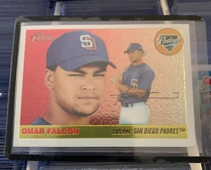 2004 Topps Heritage Chrome #THC74 OMAR FALCON Rookie #/1955! PADRES - Picture 1 of 2