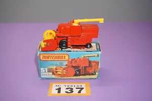 Matchbox Superfast No. 51 Combine Harvester Boxed - Picture 1 of 7
