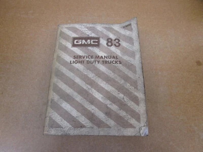 Camioneta GMC C/K 1983 Suburban Jimmy manual de servicio cableado original K1500 Foto 1 de 4
