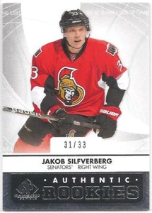 TARJETA DE NOVATO JAKOB SILFVERBERG 2012-13 SP usada juego radiocontrol x/33 #137 - Imagen 1 de 1