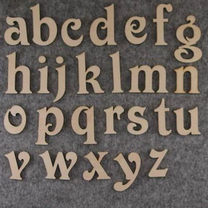 Victoria Font Alphabet 3mm or 6mm Plywood Lower Case Letters a-z 26 Characters - Picture 1 of 1