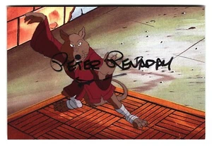 Peter Renady as Splinter Teenage Mutant Ninja Turtles Autographed 4x6 Photo A - Picture 1 of 2