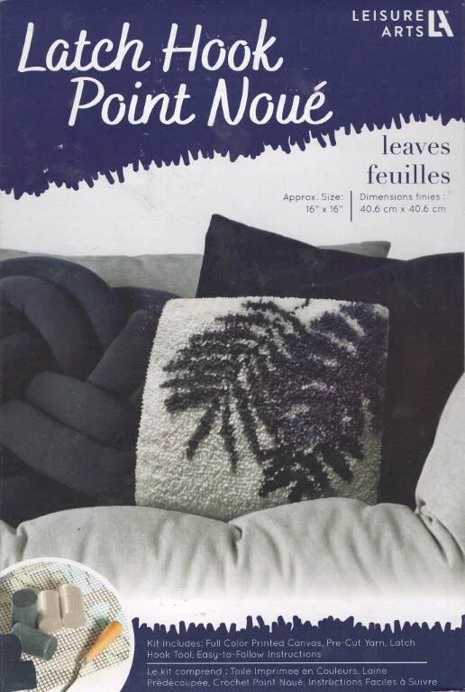 ¡¡¡NUEVO EN PAQUETE!!! KIT GANCHO PESTILLO ARTES OCIO HOJAS TAMAÑO 16" X 16" Foto 1 de 1