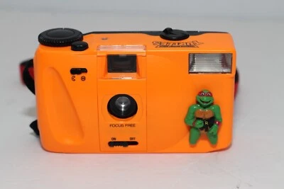 De colección TMNT Remco 35 mm Naranja Cámara 1990 Teenage Mutant Ninja Turtles Para Piezas Foto 1 de 4