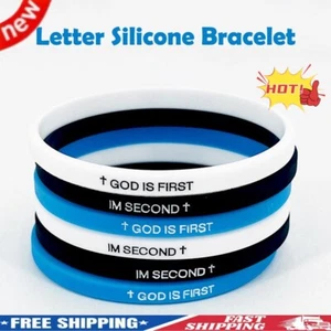 GOD IS FIRST ARMBAND, GOD IS FIRST IM SECOND Armbänder Silikon - Bild 1 von 19