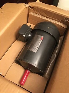 Dayton 3KW96G Tri-Volt Industrial Motor 3 Phase 2 HP 208-230/460VAC TEFC 3460RPM - Picture 1 of 2