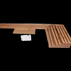 Lavish Home Ladder Bookshelf-5 Tier Leaning Decorative Shelves. No Hardware. - Picture 1 of 24