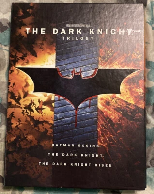 THE DARK KNIGHT TRILOGY (DVD, 2012, 3-Disc Set, Limited Edition Gift Set) Read - Image 1 of 4