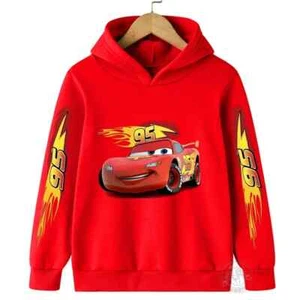 Car Lightning McQueen Hoodie Kid Boy Girl Clothing Fashion Pullover Sweatshirt - Picture 1 of 45