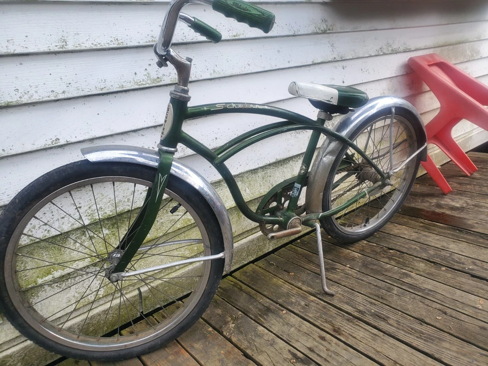 *RARO* 1971 Bicicleta Green Chicago Schwinn Typhoon 20" 🚲 - Imagem 1 de 4