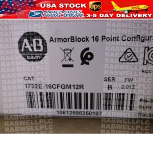 1732E-16CFGM12R Allen Bradley NUOVO in scatola PLC 16 Pt ArmorBlock I/O configurabile - Foto 1 di 4