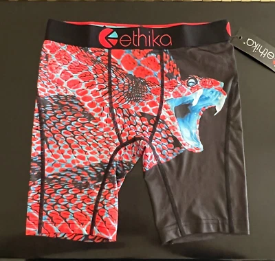 Calzoncillos boxer Ethika jóvenes niños talla grande 10/12 Lux pitón Foto 1 de 4