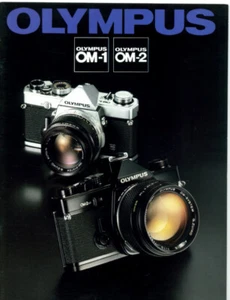 Olympus OM-1 & OM-2 Sales Brochure, 1979. More Camera Books & Manuals Listed - Picture 1 of 2