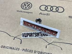 VW Golf MK5 GTI Edition 30 Rear Boot Badge Emblem Logo Tailgate Genuine OEM - Picture 1 of 5