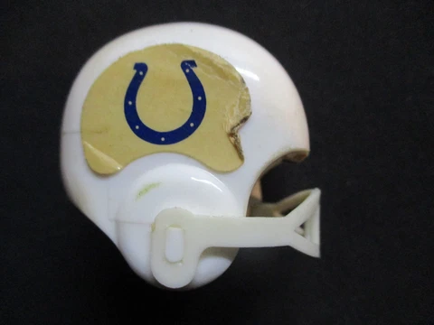Vintage 1970's Baltimore Colts NFL Mini Gumball Football Helmet (wear) Cover