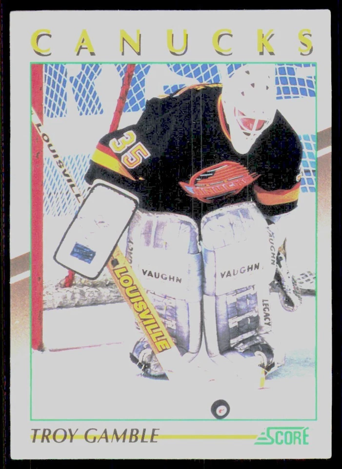 1991-92 Score Young Superstars Troy Gamble Hockey Cards #29 - Image 1 of 2