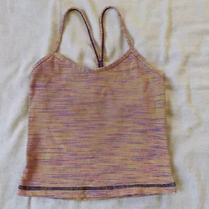 Canotta Lululemon donna taglia 4 righe funky allenamento yoga corsa - Foto 1 di 6