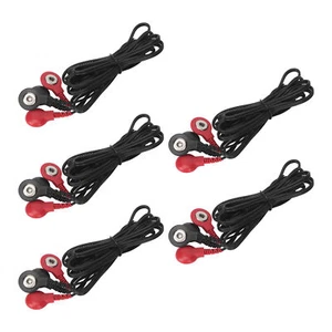 5 pz fili di ricambio Tens 4 a scatto 4,6 piedi 2,5 mm trattamento TENS GIP - Foto 1 di 22