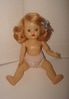 Vintage 1953 Strung Storybook Nancy Ann Muffie Doll-Blue Sleep Eye-Dynel Blonde