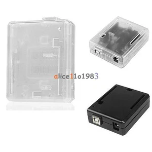 Kunststoffgehäuse Schutzhülle für Arduino UNO R3 Neu Schwarz/Transparent - Bild 1 von 15