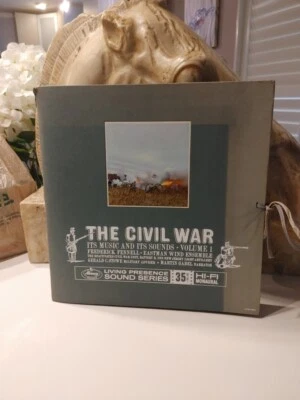 The Civil War Eastman Wind Ensemble Frederick Fennell, Martin Gabel 2 LP Record Foto 1 de 4