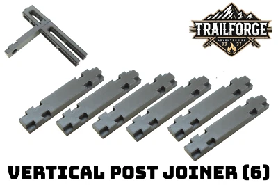 Trailforge 1/18 Scale RC Crawler Course Add-On Modules: 6x Vertical Post Stacker - Image 1 of 3