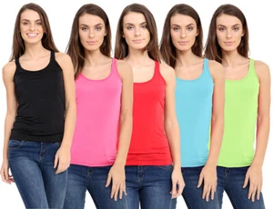 Ladies Womens girls Lycra Rara Dance Party Casual Club Gym vest tops Hot pants  - Picture 1 of 29