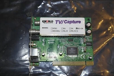 Conexant Fusion 878A TV Tuner Composite S-video  Capture PCI Card - Image 1 of 3