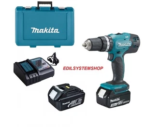 MAKITA DHP453RFE TRAPANO AVVITATORE CON PERCUSSIONE 2 BATTERIE LITIO 18V 3.0AH - Foto 1 di 1