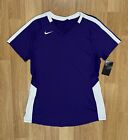 Nike Volleyball Jersey Women's Size Large Purple White Shirt 915026-012 Nwt