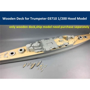 Holzdeck für Trompeter 03710 Maßstab 1/200 Motorhaube Modell CY20005 - Bild 1 von 11