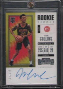 2017-18 Panini Contenders John Collins Rookie Auto 111/125 - Picture 1 of 1